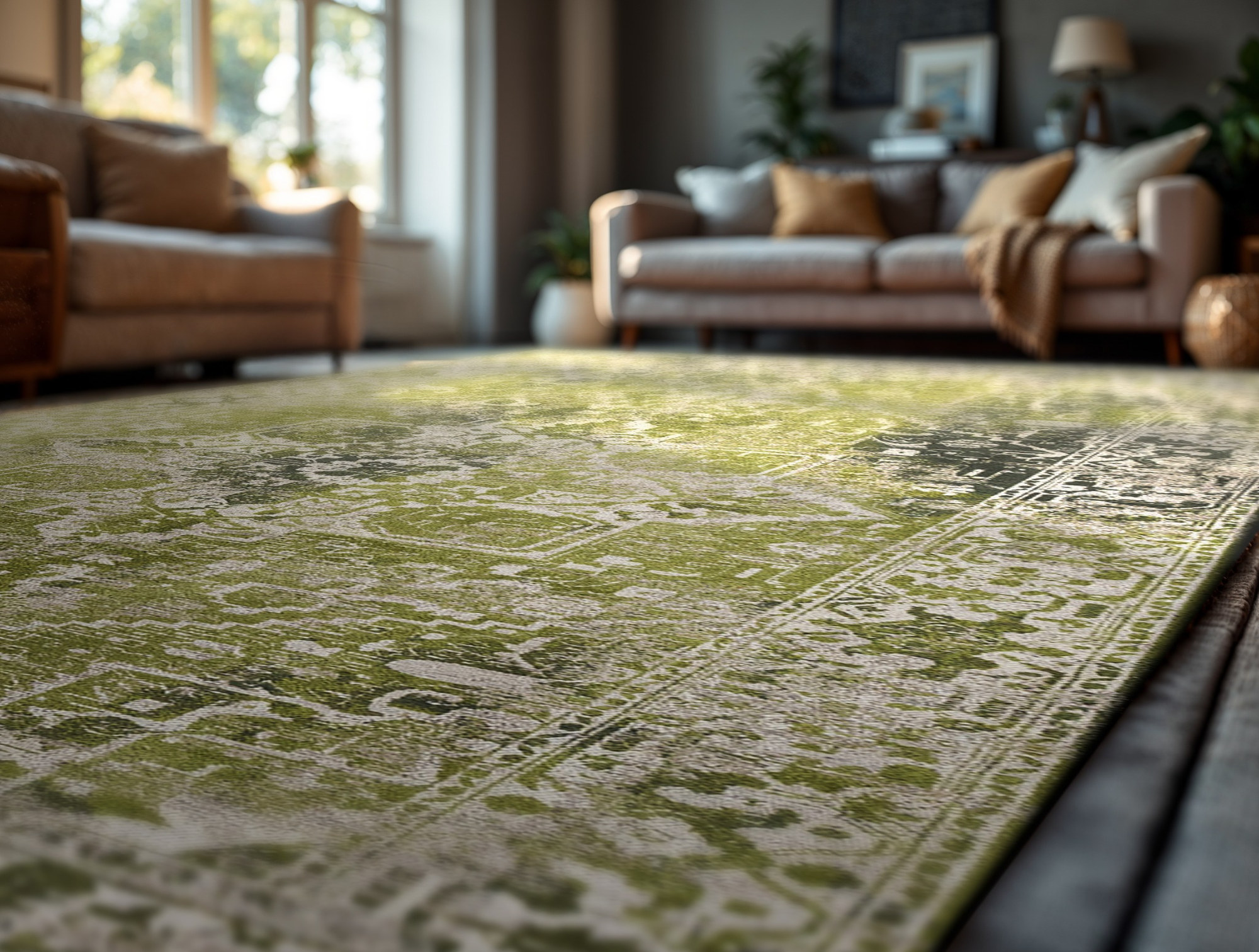 9645_Olivewood_Ambiance2 Kilimas Louis de Poortere Tabriz-9645 2