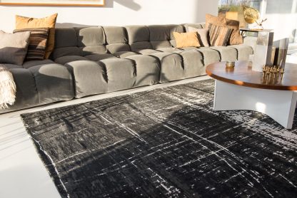 Ковёр Mad Men Griff-8655 White On Black20