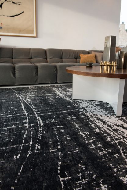 Ковёр Mad Men Griff-8655 White On Black11