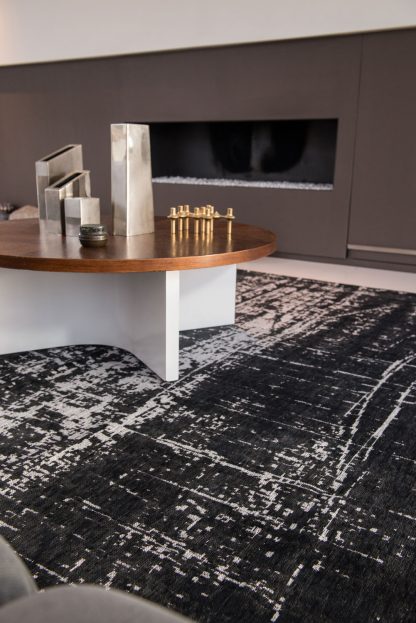 Ковёр Mad Men Griff-8655 White On Black7
