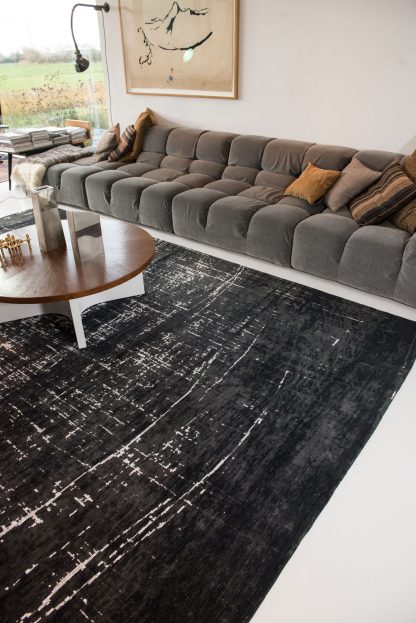 Ковёр Mad Men Griff-8655 White On Black3