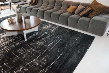 Ковёр Mad Men Griff-8655 White On Black2