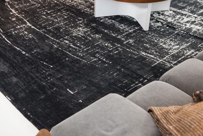 Ковёр Mad Men Griff-8655 White On Black1
